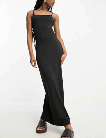 Rochie maxi WEEKDAY, negru