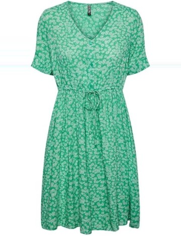 Rochie mini Pieces, verde