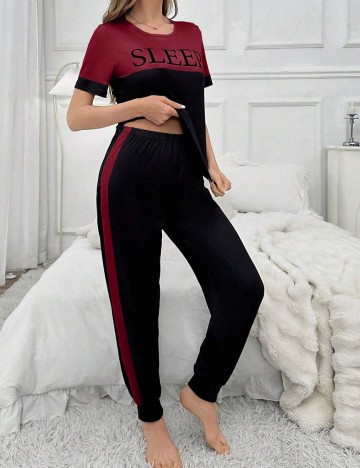 Compleu pijamale Shein, negru