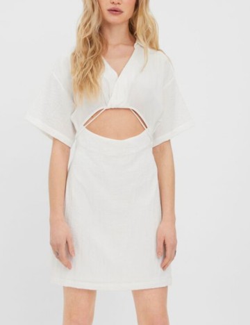 Rochie mini Vero Moda, alb