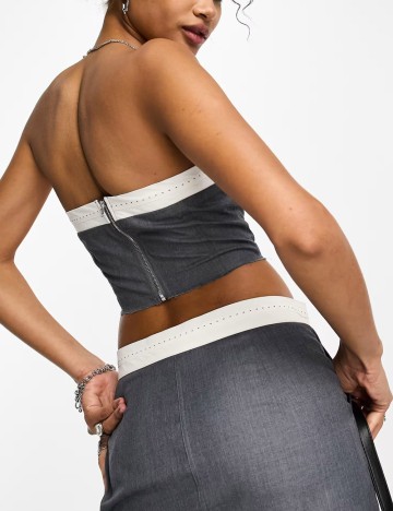 Top Reclaimed vintage, gri