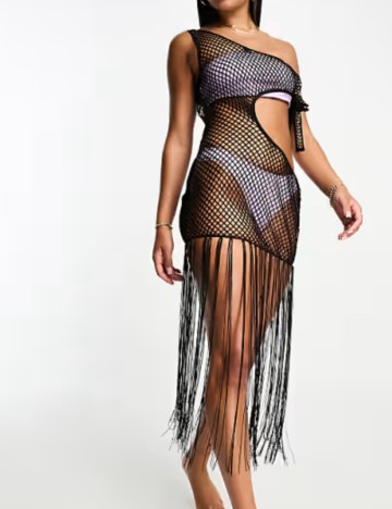 Rochie de plajă ASOS, negru