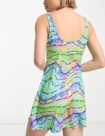 Rochie mini ASOS, mix culori