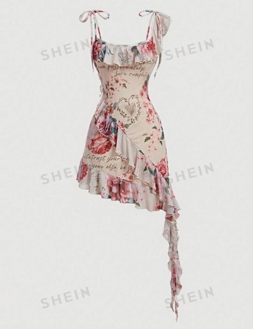 Rochie mini Shein, mix culori