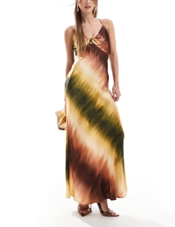 Rochie maxi ASOS, mix culori