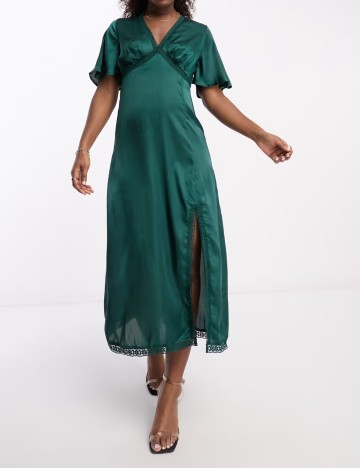 Rochie midi Influence, verde