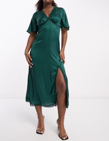 Rochie midi Influence, verde