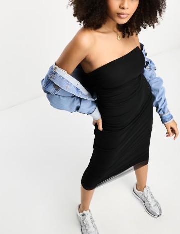 Rochie maxi Stradivarius, negru