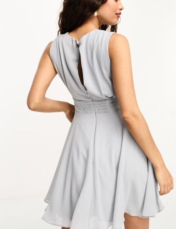 Rochie mini TFNC, gri
