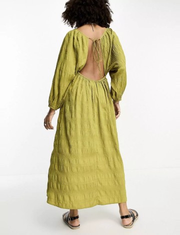 Rochie maxi ASOS, verde