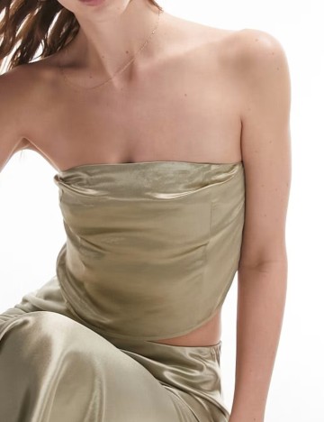 Top Topshop, kaki