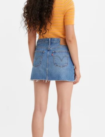 Fustă de blugi Levi's, albastru