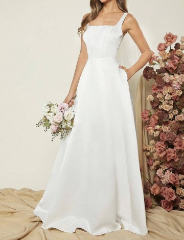 Rochie de ocazie și bridal Shein, alb