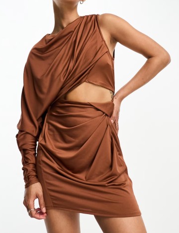 Rochie mini ASOS, maro