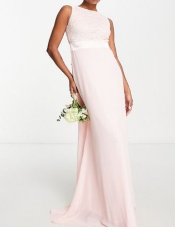Rochie maxi TFNC, roz