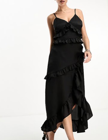 Rochie maxi IN THE STYLE, negru