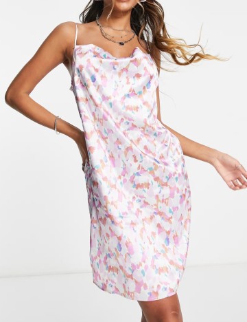 Rochie mini Vila, mix culori