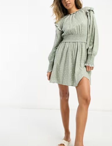 Rochie mini ASOS, verde