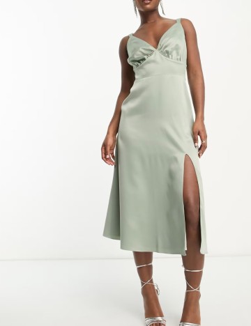 Rochie midi Maya Deluxe, verde