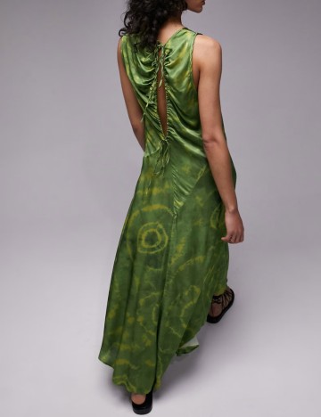 Rochie midi Topshop, verde