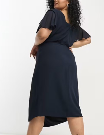 Rochie midi TFNC, bleumarin