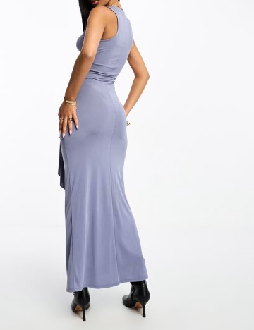 Rochie maxi ASOS, albastru