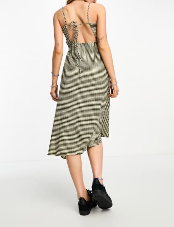 Rochie midi Collusion, mix culori