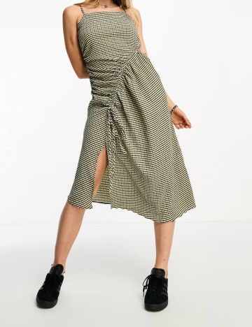 Rochie midi Collusion, mix culori