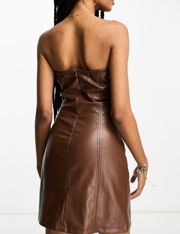 Rochie mini Urban Threads, maro