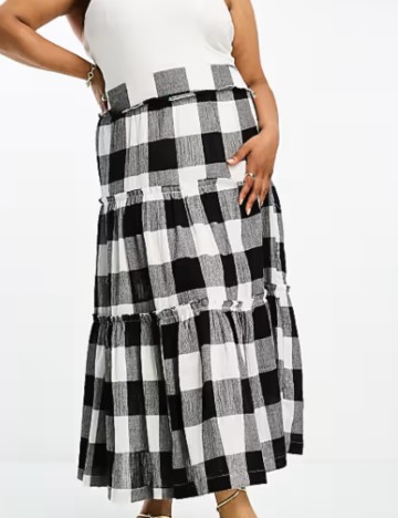 Fustă maxi ASOS, mix culori