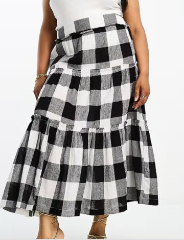 Fustă maxi ASOS, mix culori