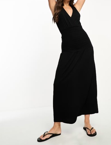 Rochie maxi ASOS, negru