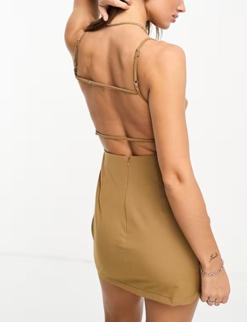 Rochie midi Stradivarius, maro