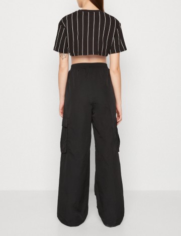 Top Tommy Jeans, negru