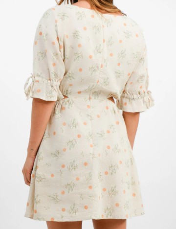 Rochie mini Native Youth, crem
