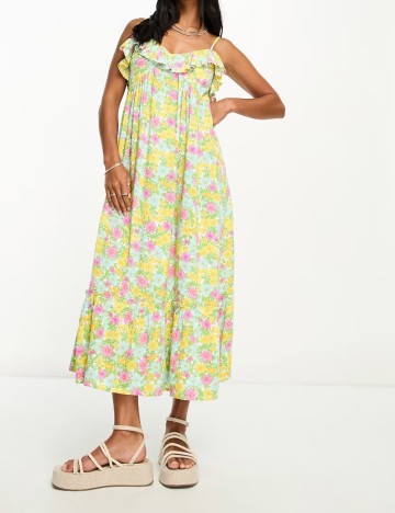 Rochie midi Miss Selfridge, mix culori