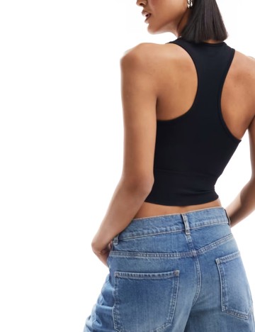 Top Miss Selfridge, negru
