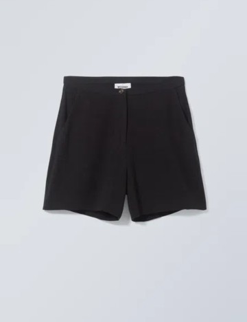 Pantaloni scurți WEEKDAY, negru