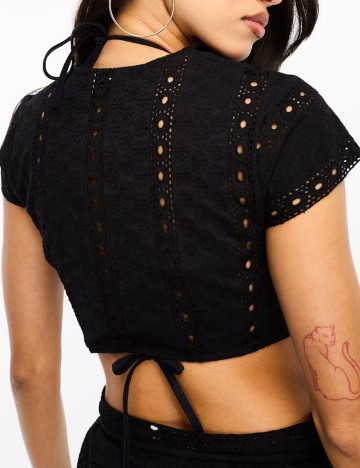 Top ASOS, negru