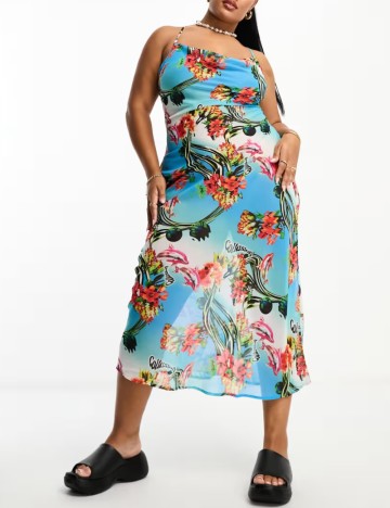 Rochie de plajă ASOS, mix culori