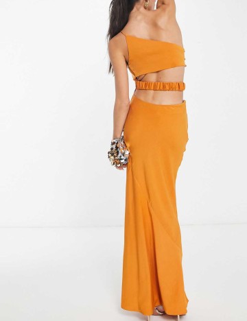 Rochie maxi ASOS, portocaliu