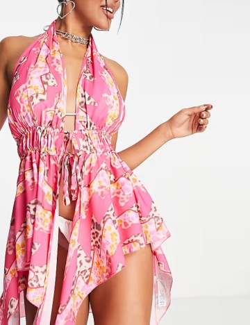 Rochie de plajă ASOS, mix culori