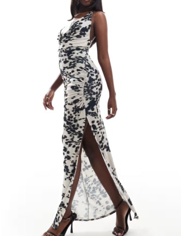 Rochie maxi ASOS, mix culori