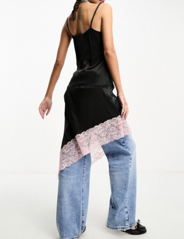 Rochie midi Collusion, mix culori