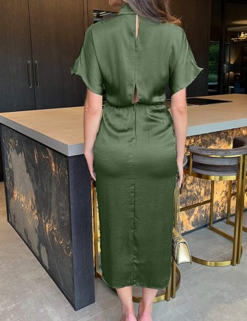 Rochie midi AX Paris, kaki