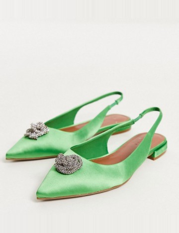 Saboți ASOS, verde