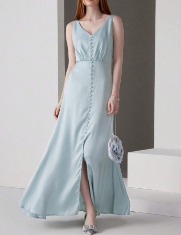 Rochie maxi Shein, verde