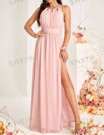 Rochie de ocazie Shein, roz