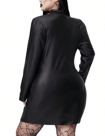 Rochie mini Shein Curve+, negru