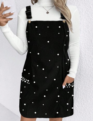 Sarafan Shein Curve+, negru